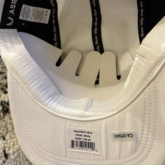 ASRV DSG-0814 5-Panel Run Cap White/Black - BRAND NEW! - Picture 3 of 3
